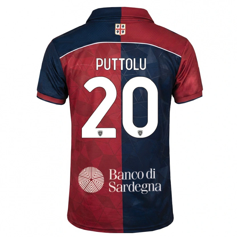Danxen Kobiety Diego Puttolu #20 Bordowy Królewski Niebieski Domowa Koszulka 2026/27 Koszulki Klubowe