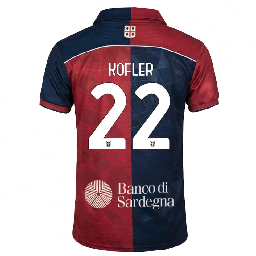 Danxen Kobiety Raphael Kofler #22 Bordowy Królewski Niebieski Domowa Koszulka 2026/27 Koszulki Klubowe
