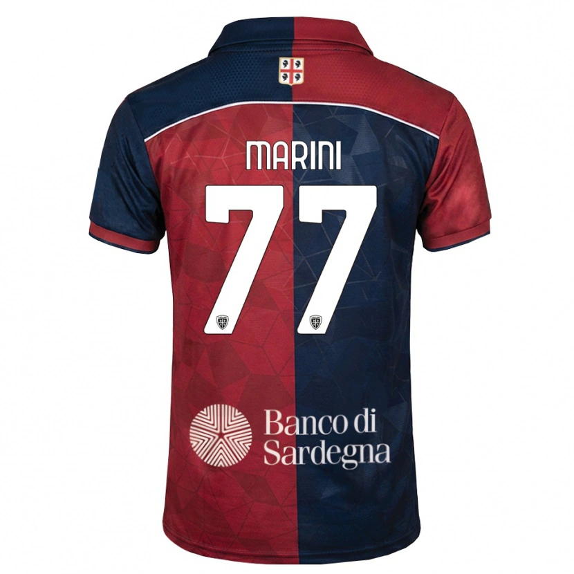 Danxen Kobiety Matteo Marini #77 Bordowy Królewski Niebieski Domowa Koszulka 2026/27 Koszulki Klubowe