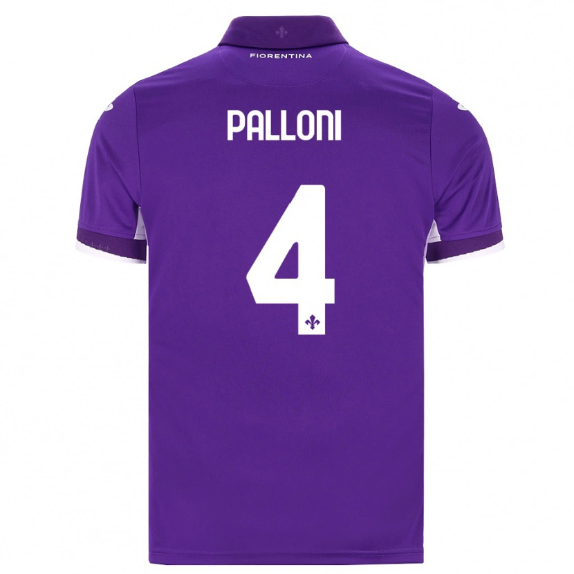 Danxen Kobiety Samuele Palloni #4 Fioletowy Biały Różowy Domowa Koszulka 2026/27 Koszulki Klubowe