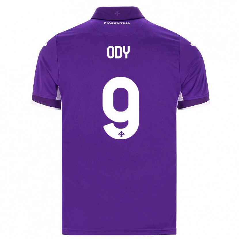 Danxen Kobiety Edwin Ody #9 Fioletowy Biały Różowy Domowa Koszulka 2026/27 Koszulki Klubowe