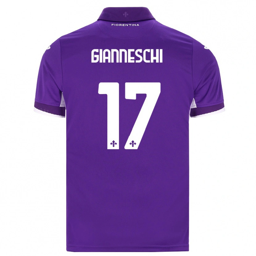 Danxen Kobiety Noah Gianneschi #17 Fioletowy Biały Różowy Domowa Koszulka 2026/27 Koszulki Klubowe