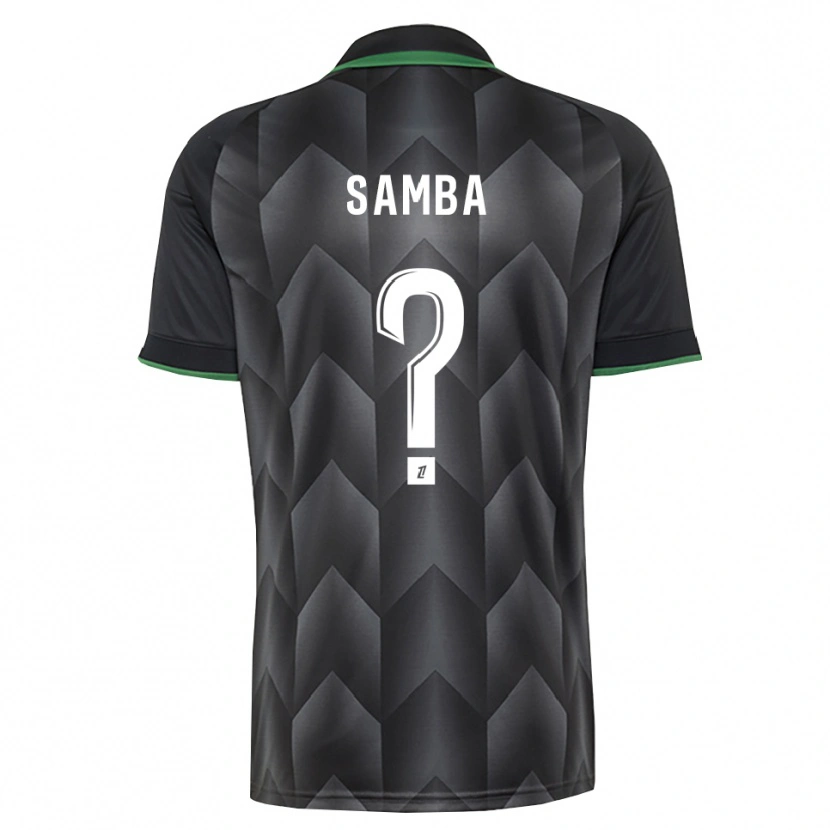 Danxen Kobiety Emmanuel Samba #0 Biały Czarny Zielony Wyjazdowa Koszulka 2026/27 Koszulki Klubowe