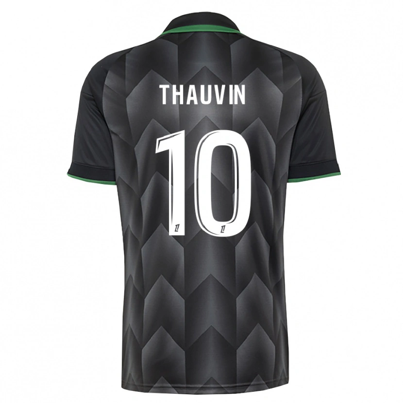 Danxen Kobiety Florian Thauvin #10 Biały Czarny Zielony Wyjazdowa Koszulka 2026/27 Koszulki Klubowe