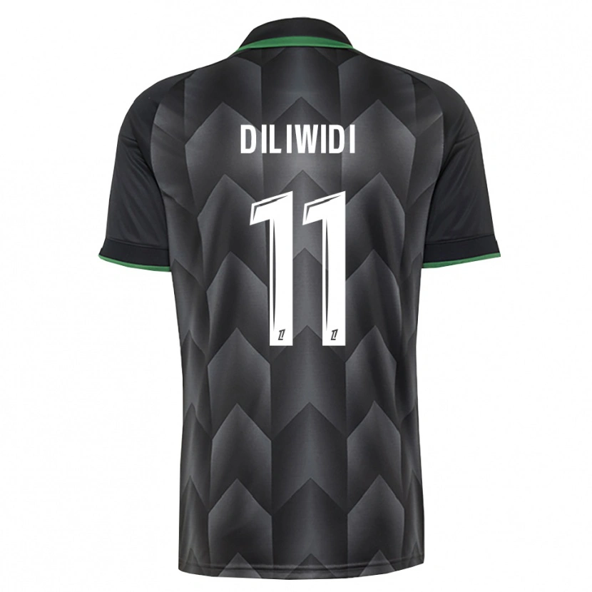 Danxen Kobiety Kembo Diliwidi #11 Biały Czarny Zielony Wyjazdowa Koszulka 2026/27 Koszulki Klubowe