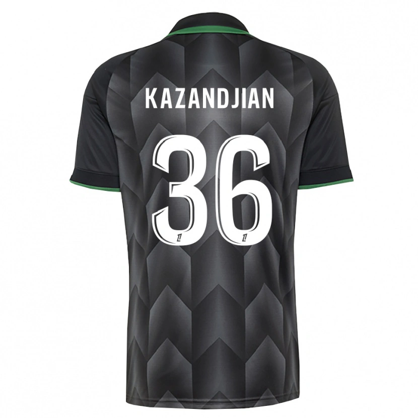 Danxen Kobiety Lara Kazandjian #36 Biały Czarny Zielony Wyjazdowa Koszulka 2026/27 Koszulki Klubowe