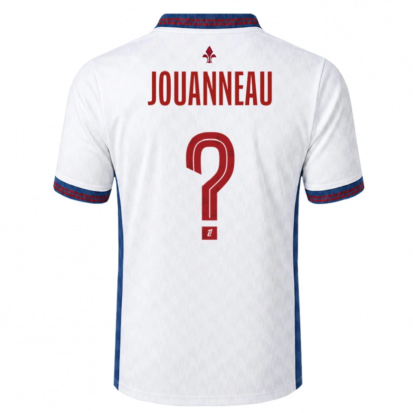 Danxen Kobiety Paul Jouanneau #0 Czerwony Biały Niebieski Wyjazdowa Koszulka 2026/27 Koszulki Klubowe