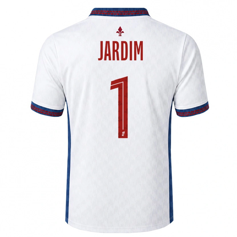 Danxen Kobiety Leo Jardim #1 Czerwony Biały Niebieski Wyjazdowa Koszulka 2026/27 Koszulki Klubowe