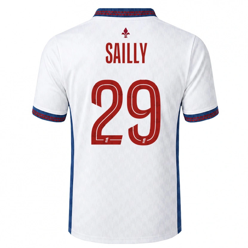 Danxen Kobiety Charlotte Sailly #29 Czerwony Biały Niebieski Wyjazdowa Koszulka 2026/27 Koszulki Klubowe
