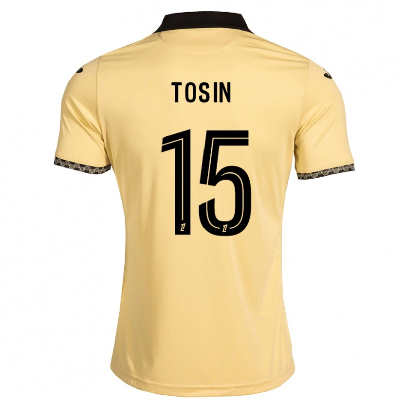 Danxen Kobiety Aiyegun Tosin #15 Navajowhite Czarny Wyjazdowa Koszulka 2026/27 Koszulki Klubowe