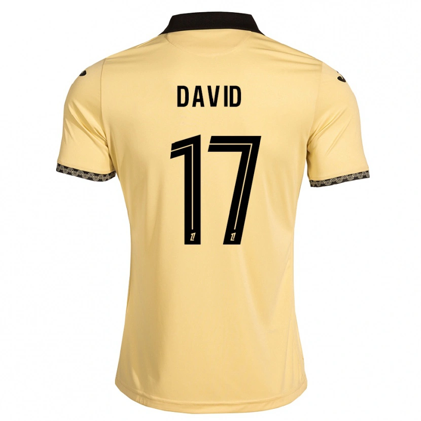 Danxen Kobiety Dune David #17 Navajowhite Czarny Wyjazdowa Koszulka 2026/27 Koszulki Klubowe