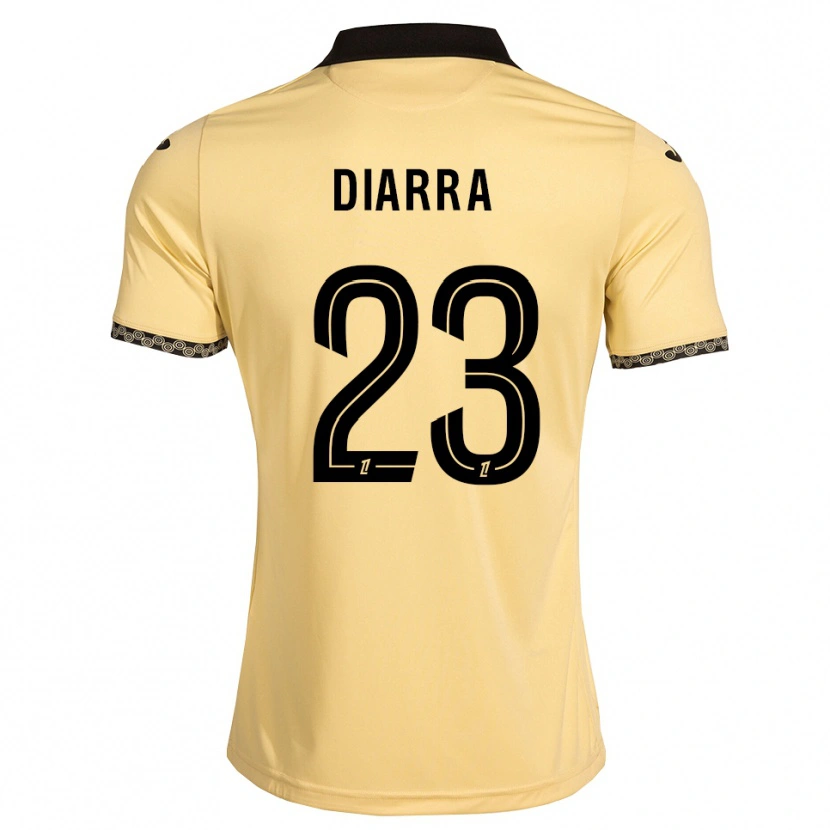 Danxen Kobiety Stéphane Diarra #23 Navajowhite Czarny Wyjazdowa Koszulka 2026/27 Koszulki Klubowe