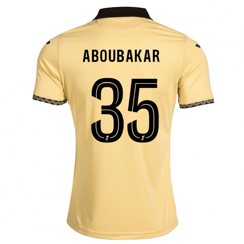 Danxen Kobiety Siddick Aboubakar #35 Navajowhite Czarny Wyjazdowa Koszulka 2026/27 Koszulki Klubowe