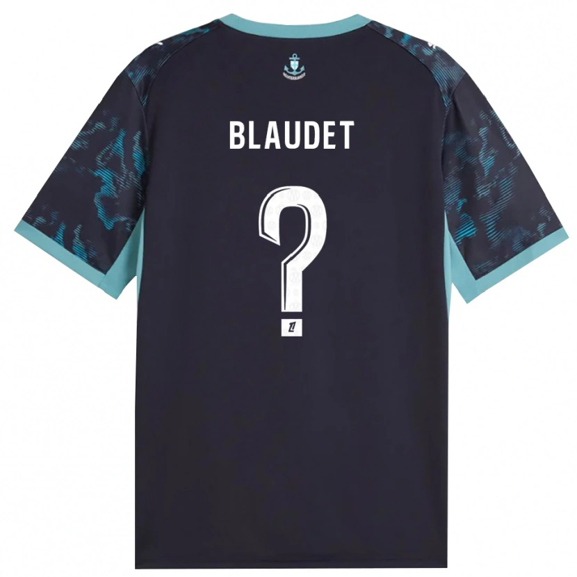Danxen Kobiety David Blaudet #0 Blado Turkusowy Biały Czarny Wyjazdowa Koszulka 2026/27 Koszulki Klubowe