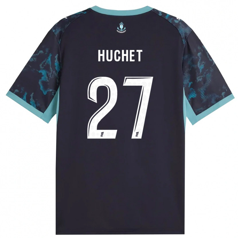 Danxen Kobiety Sarah Huchet #27 Blado Turkusowy Biały Czarny Wyjazdowa Koszulka 2026/27 Koszulki Klubowe