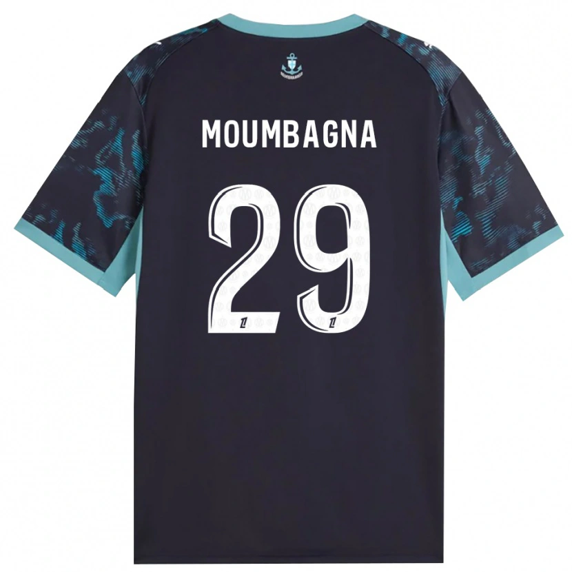 Danxen Kobiety Faris Moumbagna #29 Blado Turkusowy Biały Czarny Wyjazdowa Koszulka 2026/27 Koszulki Klubowe