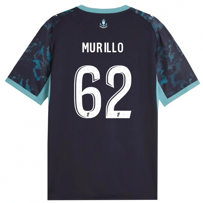 Danxen Kobiety Amir Murillo #62 Blado Turkusowy Biały Czarny Wyjazdowa Koszulka 2026/27 Koszulki Klubowe