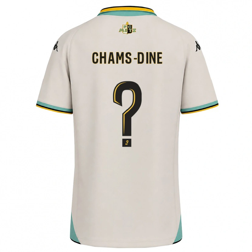 Danxen Kobiety Adam Chams-Dine #0 Kwiatowa Biel Czarny Wyjazdowa Koszulka 2026/27 Koszulki Klubowe