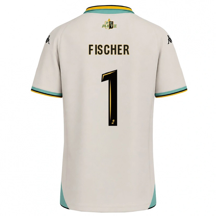 Danxen Kobiety Jonathan Fischer #1 Kwiatowa Biel Czarny Wyjazdowa Koszulka 2026/27 Koszulki Klubowe
