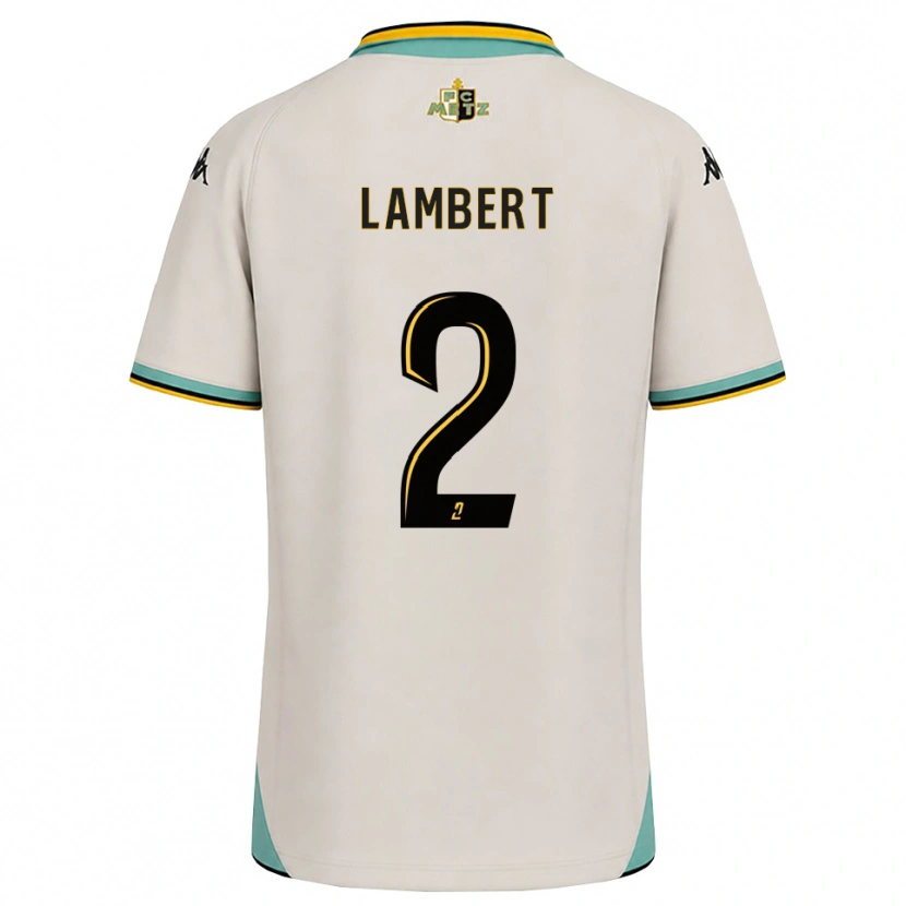Danxen Kobiety Anaïs Lambert #2 Kwiatowa Biel Czarny Wyjazdowa Koszulka 2026/27 Koszulki Klubowe
