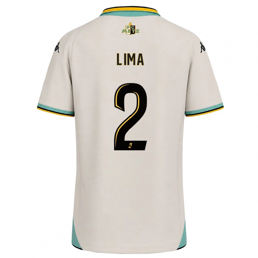 Danxen Kobiety Edson Lima #2 Kwiatowa Biel Czarny Wyjazdowa Koszulka 2026/27 Koszulki Klubowe