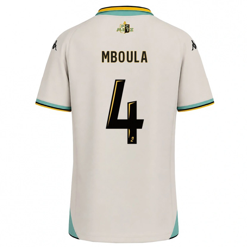 Danxen Kobiety Michel Mboula #4 Kwiatowa Biel Czarny Wyjazdowa Koszulka 2026/27 Koszulki Klubowe