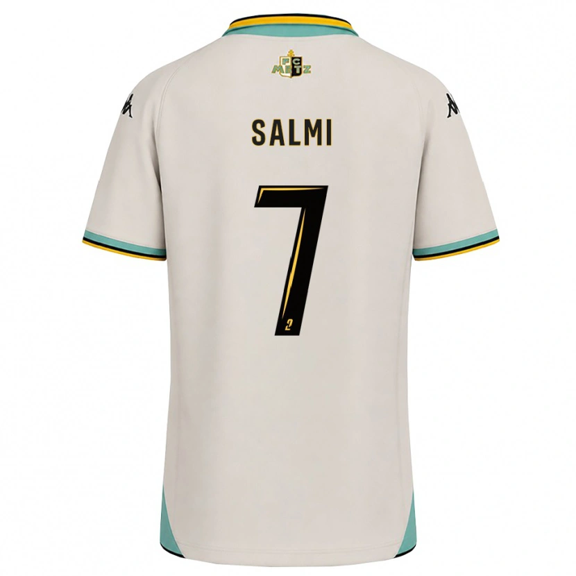 Danxen Kobiety Bilal Salmi #7 Kwiatowa Biel Czarny Wyjazdowa Koszulka 2026/27 Koszulki Klubowe