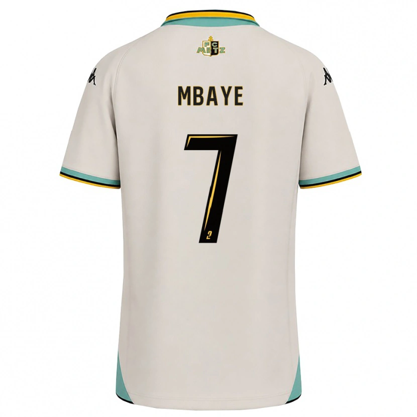 Danxen Kobiety Malick Mbaye #7 Kwiatowa Biel Czarny Wyjazdowa Koszulka 2026/27 Koszulki Klubowe