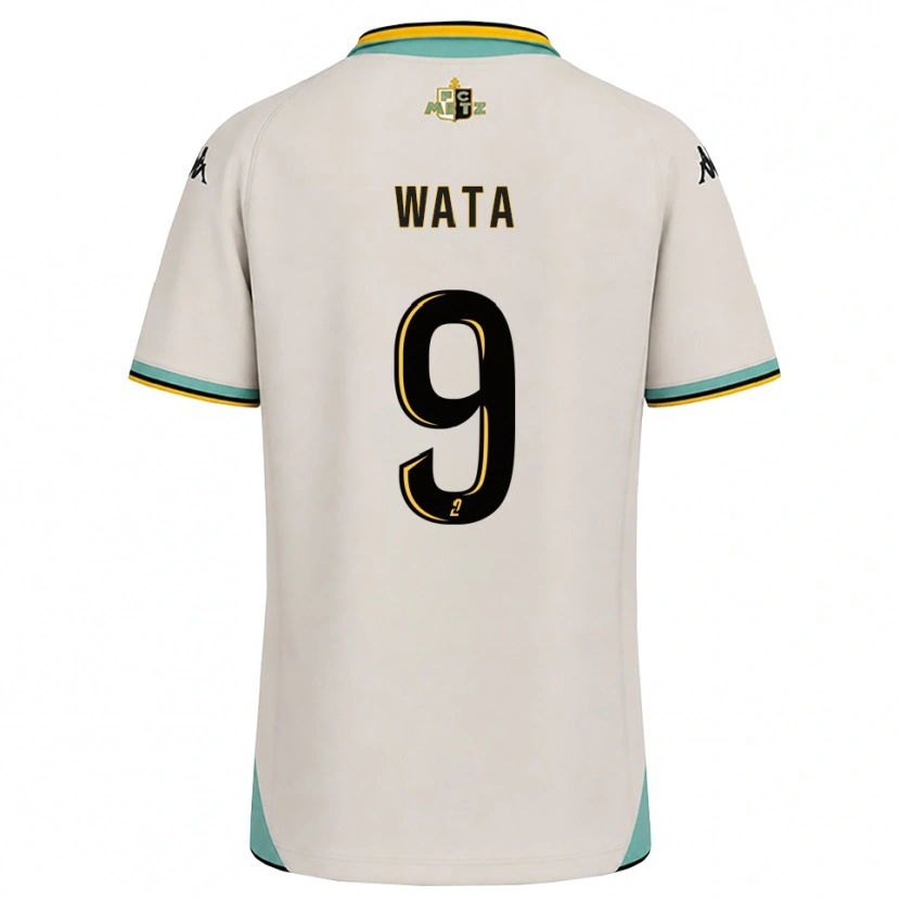 Danxen Kobiety Xavier Wata #9 Kwiatowa Biel Czarny Wyjazdowa Koszulka 2026/27 Koszulki Klubowe