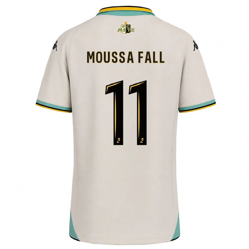 Danxen Kobiety Pape Moussa Fall #11 Kwiatowa Biel Czarny Wyjazdowa Koszulka 2026/27 Koszulki Klubowe