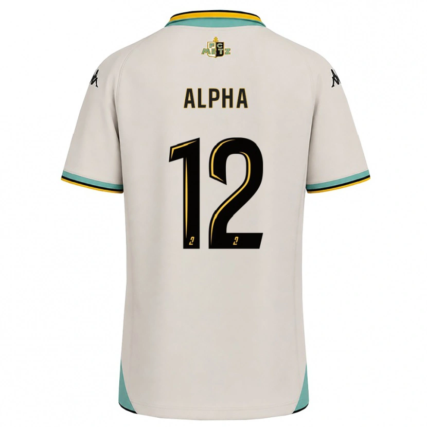 Danxen Kobiety Alpha Touré #12 Kwiatowa Biel Czarny Wyjazdowa Koszulka 2026/27 Koszulki Klubowe