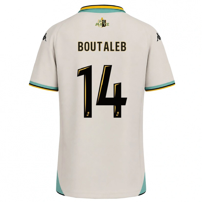Danxen Kobiety Inès Boutaleb #14 Kwiatowa Biel Czarny Wyjazdowa Koszulka 2026/27 Koszulki Klubowe