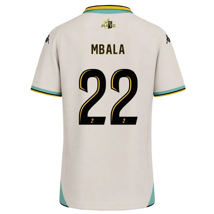 Danxen Kobiety Nathan Mbala #22 Kwiatowa Biel Czarny Wyjazdowa Koszulka 2026/27 Koszulki Klubowe