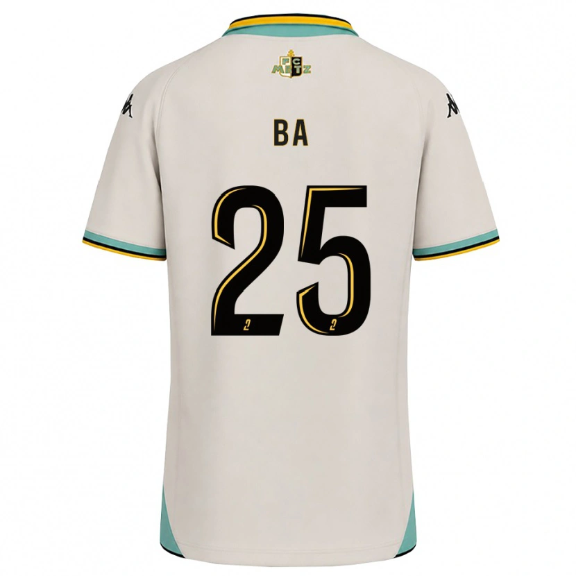 Danxen Kobiety Abdoulaye Ba #25 Kwiatowa Biel Czarny Wyjazdowa Koszulka 2026/27 Koszulki Klubowe