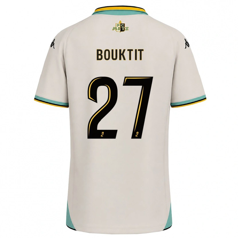 Danxen Kobiety Assia Bouktit #27 Kwiatowa Biel Czarny Wyjazdowa Koszulka 2026/27 Koszulki Klubowe