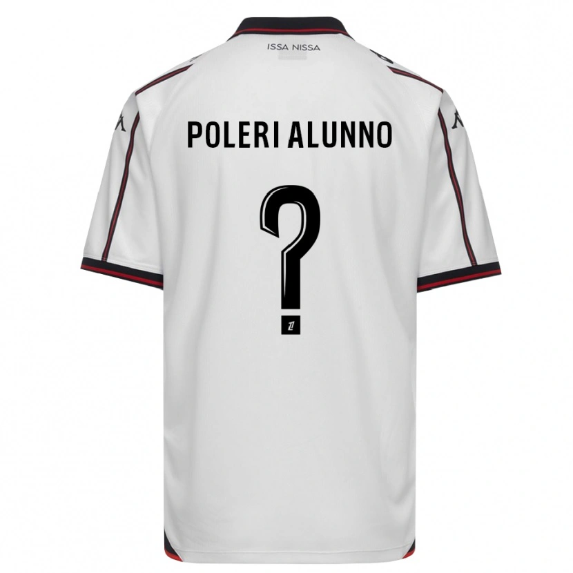 Danxen Kobiety Mathis Poleri Alunno #0 Czarny Biały Wyjazdowa Koszulka 2026/27 Koszulki Klubowe