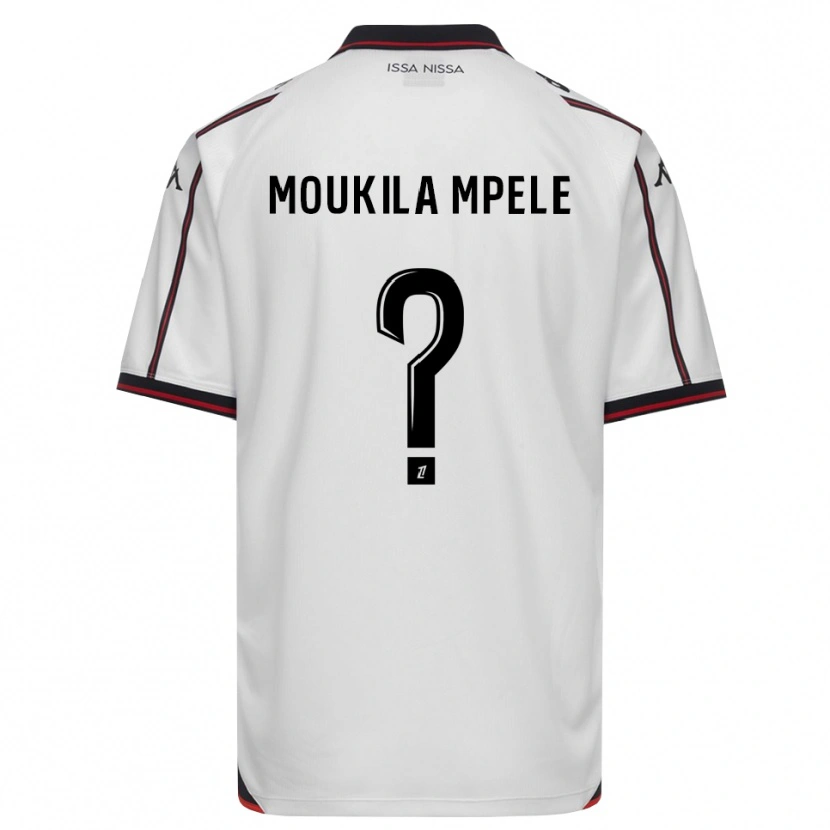 Danxen Kobiety Beny Moukila Mpele #0 Czarny Biały Wyjazdowa Koszulka 2026/27 Koszulki Klubowe