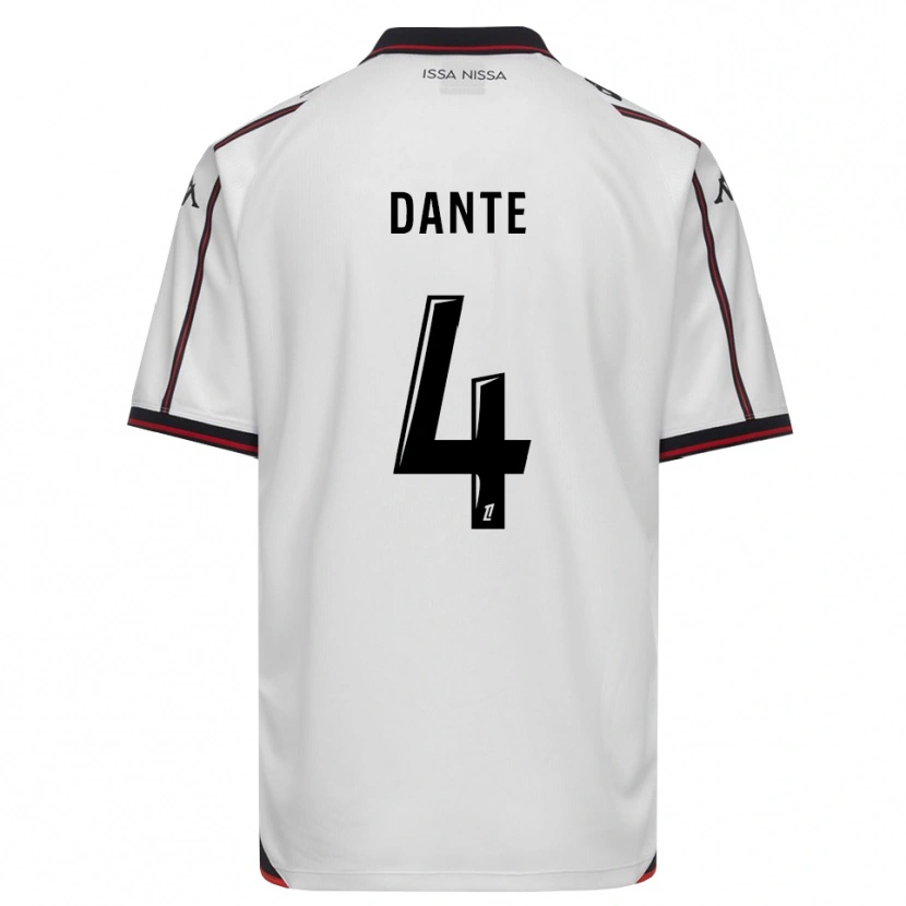 Danxen Kobiety Dante #4 Czarny Biały Wyjazdowa Koszulka 2026/27 Koszulki Klubowe