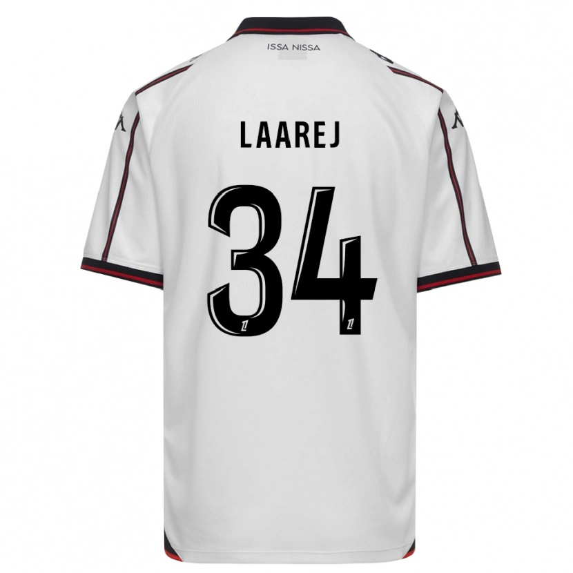 Danxen Kobiety Nassim Laarej #34 Czarny Biały Wyjazdowa Koszulka 2026/27 Koszulki Klubowe