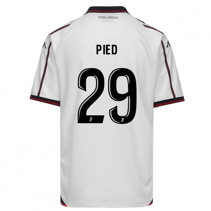 Danxen Kobiety Jeremy Pied #29 Czarny Biały Wyjazdowa Koszulka 2026/27 Koszulki Klubowe