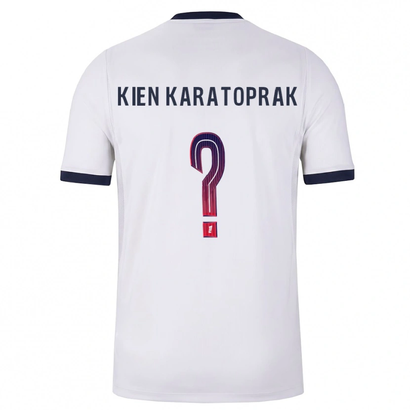 Danxen Kobiety Kenan Kien Karatoprak #0 Biały Czarny Czerwony Wyjazdowa Koszulka 2026/27 Koszulki Klubowe