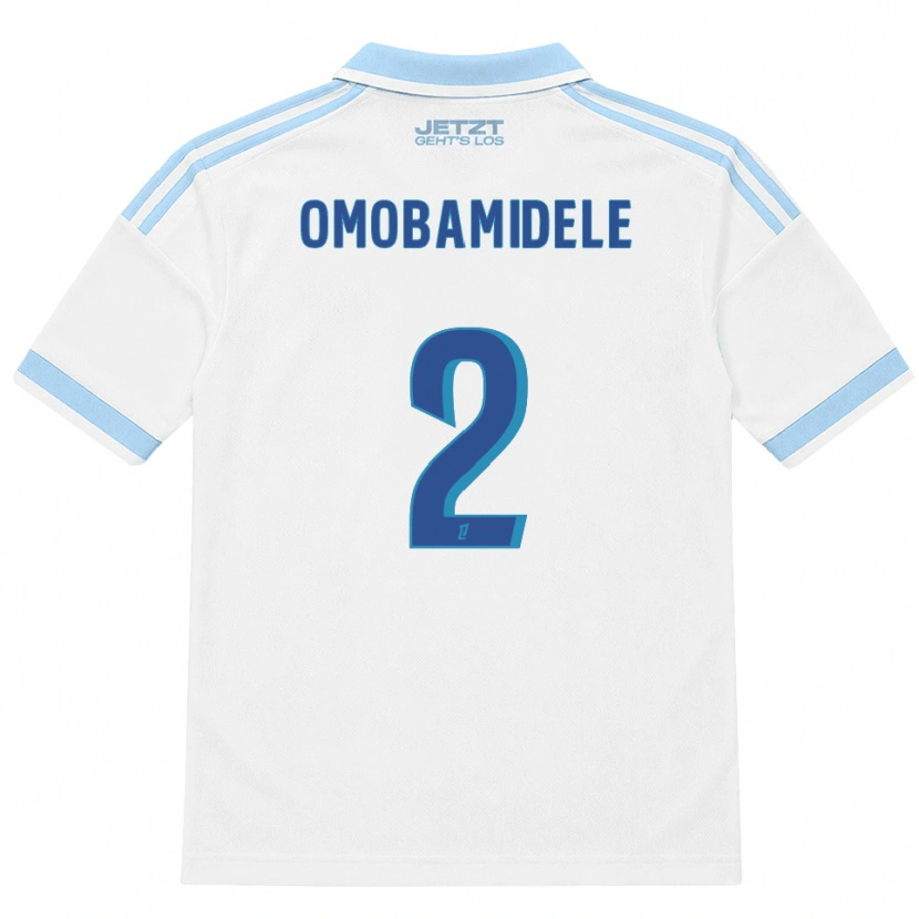 Danxen Kobiety Andrew Omobamidele #2 Jasny Błękit Biały Czerwony Wyjazdowa Koszulka 2026/27 Koszulki Klubowe