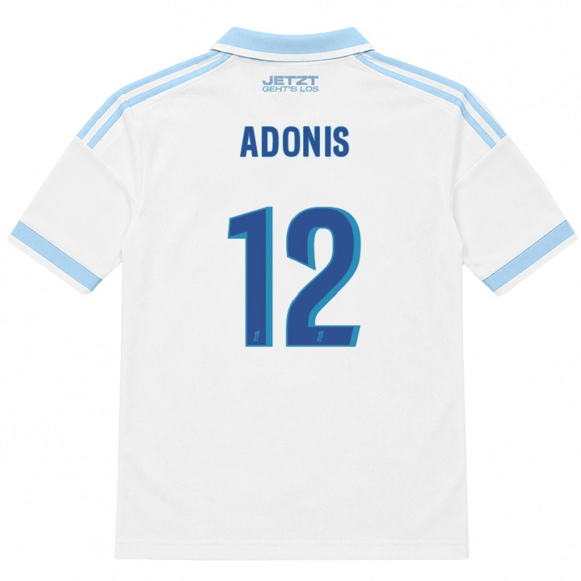 Danxen Kobiety Erwan Adonis #12 Jasny Błękit Biały Czerwony Wyjazdowa Koszulka 2026/27 Koszulki Klubowe