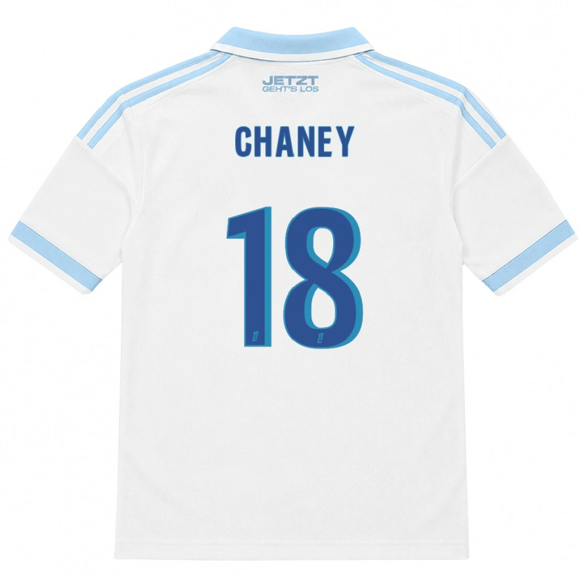 Danxen Kobiety Amanda Chaney #18 Jasny Błękit Biały Czerwony Wyjazdowa Koszulka 2026/27 Koszulki Klubowe
