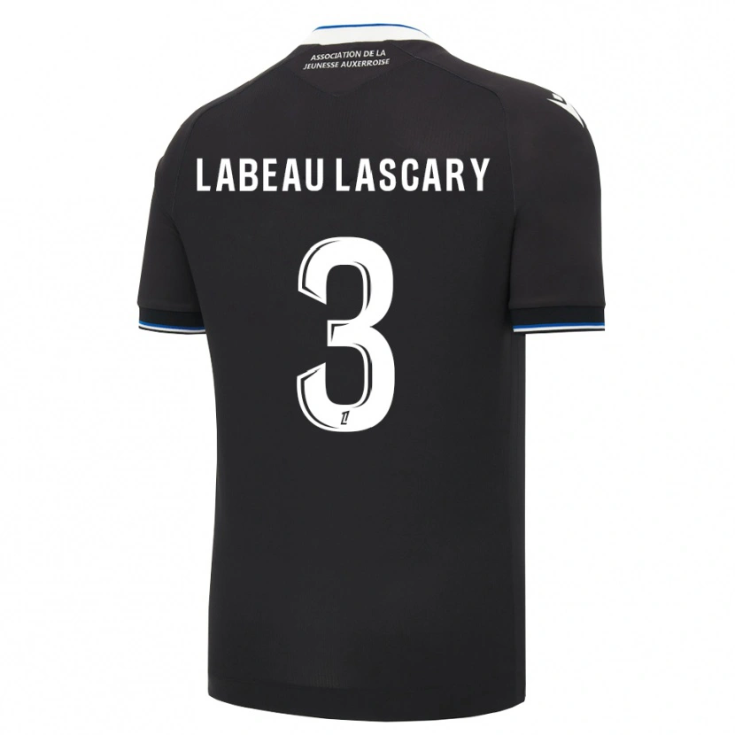Danxen Kobiety Rémy Labeau Lascary #3 Czarny Niebieski Biały Wyjazdowa Koszulka 2026/27 Koszulki Klubowe