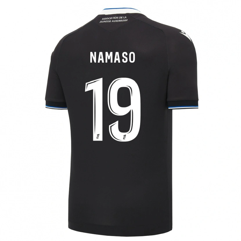 Danxen Kobiety Danny Namaso #19 Czarny Niebieski Biały Wyjazdowa Koszulka 2026/27 Koszulki Klubowe