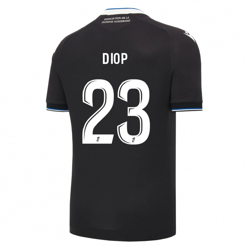 Danxen Kobiety Mamadou Diop #23 Czarny Niebieski Biały Wyjazdowa Koszulka 2026/27 Koszulki Klubowe