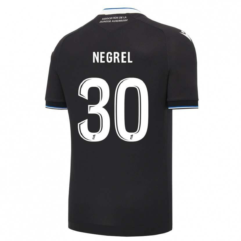 Danxen Kobiety Tom Negrel #30 Czarny Niebieski Biały Wyjazdowa Koszulka 2026/27 Koszulki Klubowe