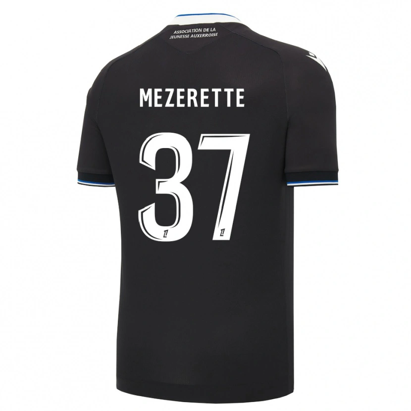 Danxen Kobiety Louis Mezerette #37 Czarny Niebieski Biały Wyjazdowa Koszulka 2026/27 Koszulki Klubowe