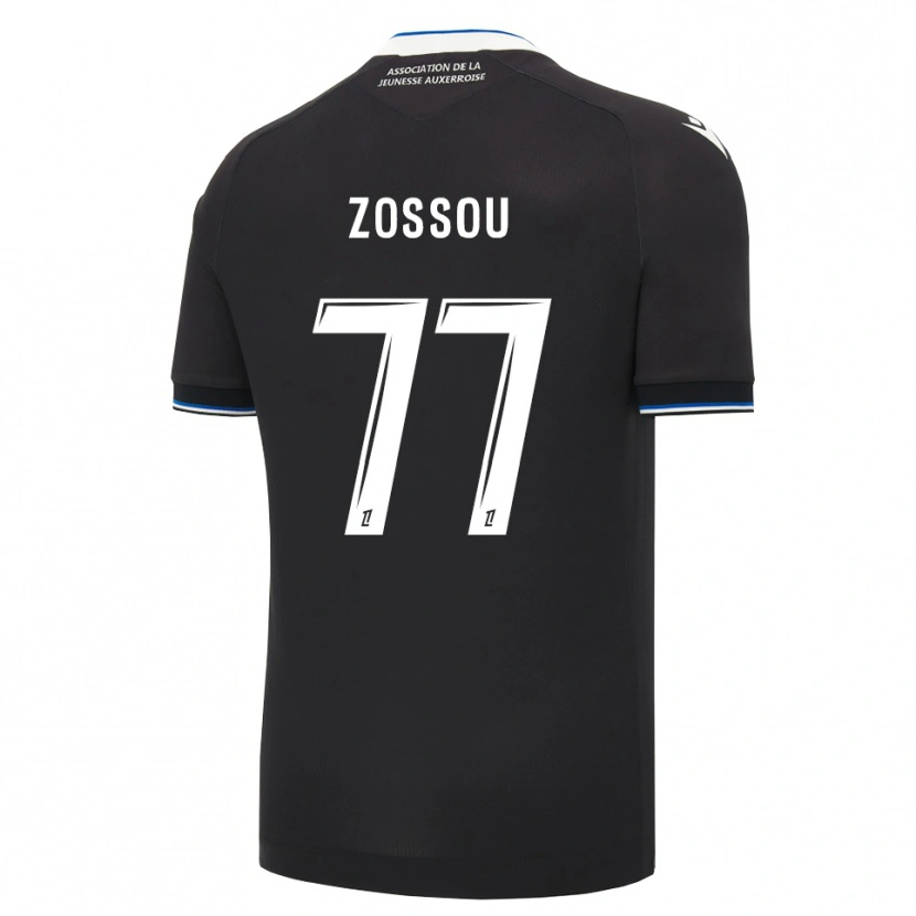 Danxen Kobiety Aristide Zossou #77 Czarny Niebieski Biały Wyjazdowa Koszulka 2026/27 Koszulki Klubowe